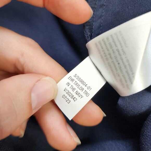 Old Navy Womens Extra High Rise Taylor Wide Leg Trouser Pants Size XXL Tall Navy - Picture 10 of 14